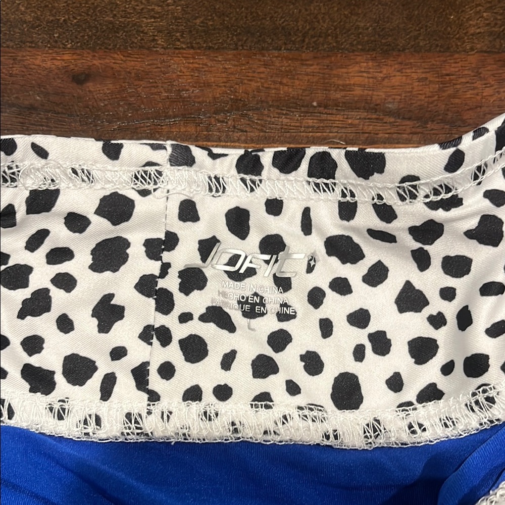 Golf skirts - Black and White Leopard Print Skirt - Picture 6 of 6